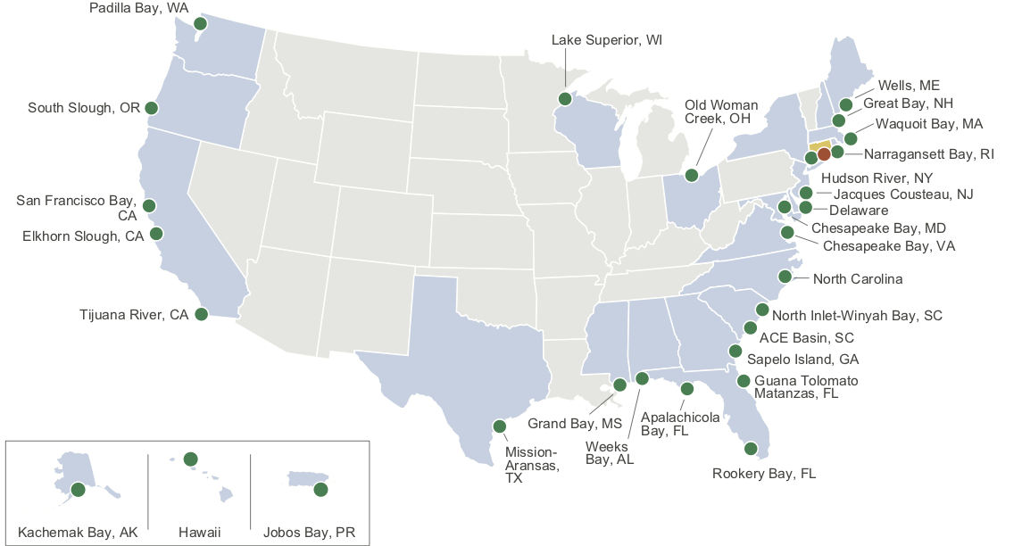 NERRS map 2019