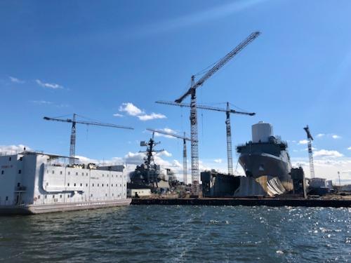 Long impacted by military and industrial activities, the Elizabeth River is now on the road to recovery through decades of collaborative effort. © D. Malmquist/VIMS.