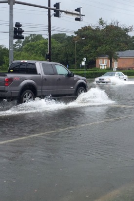 Coastal flooding is of growing concern worldwide. © J.D. Loftis/VIMS.