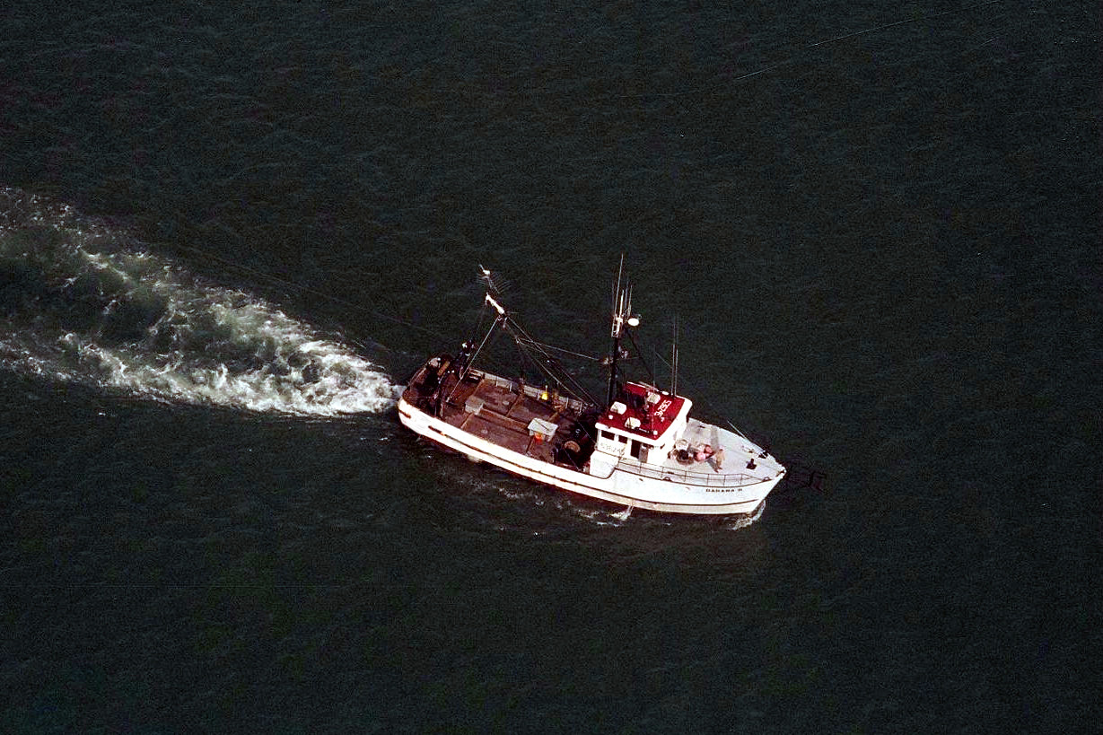 F/V Darana R from the air