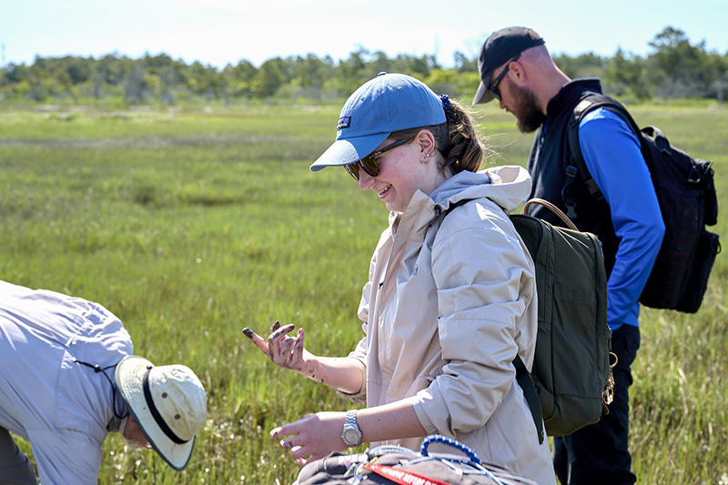 Lexi Dyer was one of 14 W&M undergraduates who participated in this year’s course. Photo by James Loving.